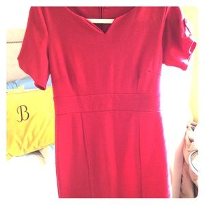 Modcloth-Red short sleeved dress-size 6